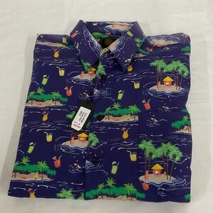 NWT Men’s short sleeve button down F|X fusion shirt